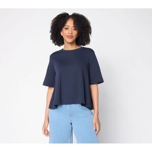 Carla Rockmore Collection Women's Top Sz 2XS (XXS) Make Your Blue